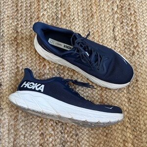 Hoka 14D Arahi 7 Navy Blue Black Sneakers Shoes